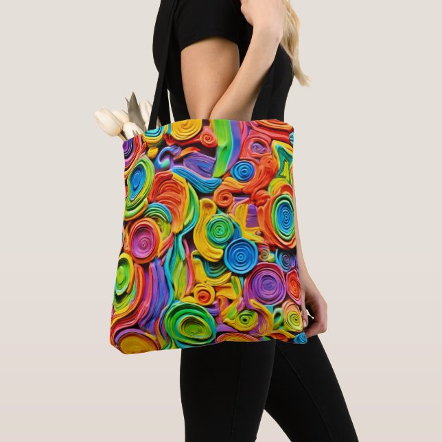 Bolsa Tote Abstrato Cerâmica Joy (Close Up)