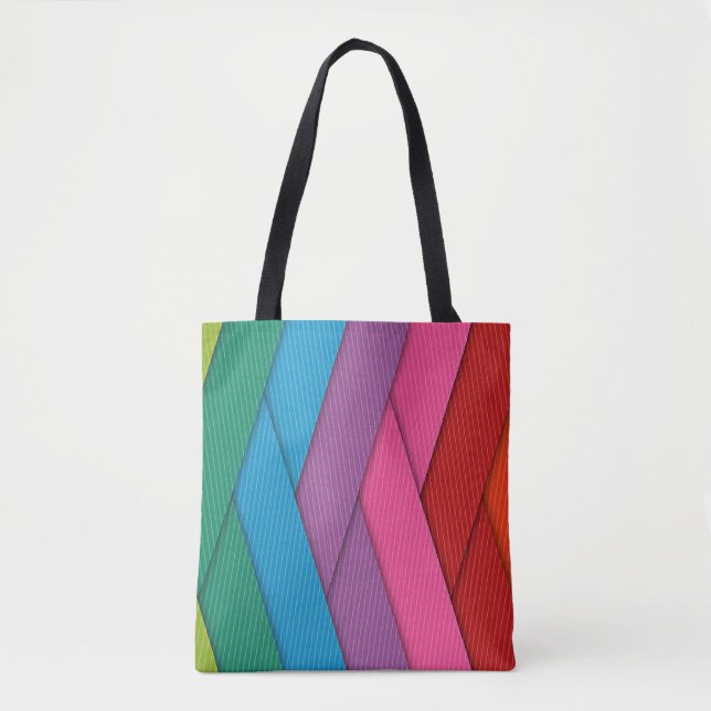 Bolsa Tote Abstrato, colorido, (Frente)