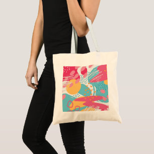 Bolsa Tote Abstrato Colorido