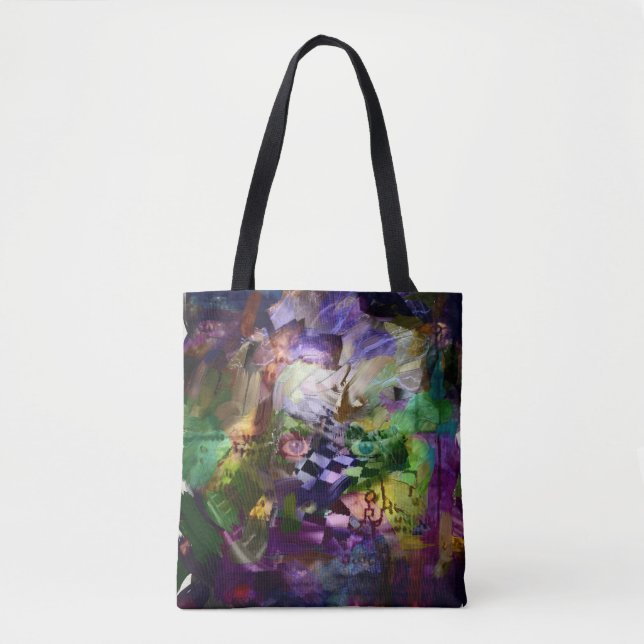 Bolsa Tote Abstrato com símbolos (Frente)