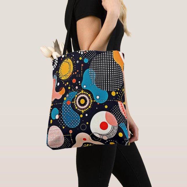 Bolsa Tote Abstrato Cosmmic Dance (Close Up)