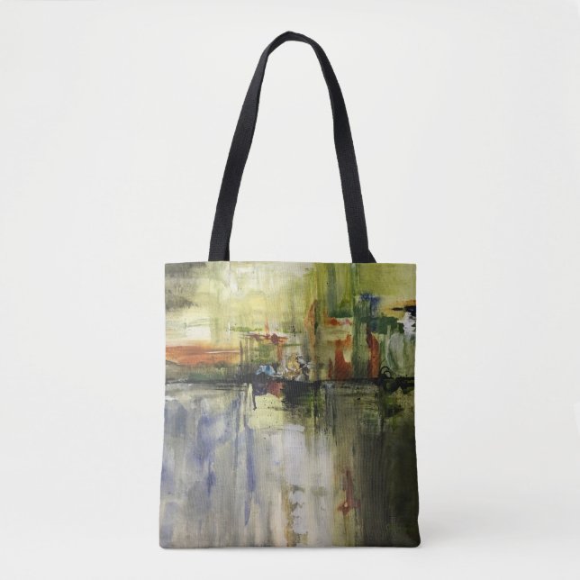 Bolsa Tote Abstrato das reflexões (Frente)