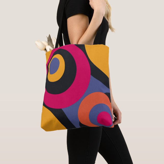 Bolsa Tote Abstrato de Anos 50 (Close Up)