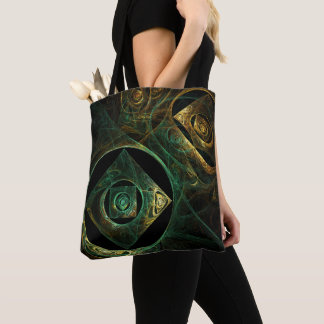 Bolsa Tote Abstrato de arte de vibrações mágicas