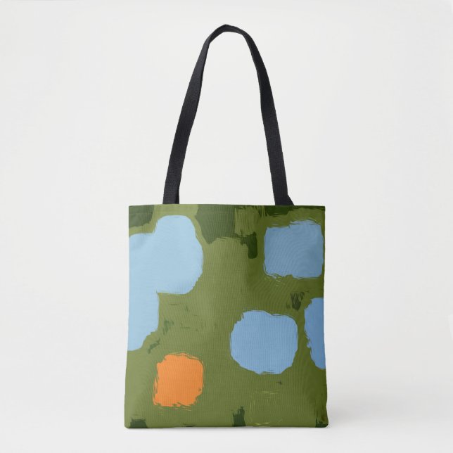 Bolsa Tote Abstrato de Arte do Jardim (Frente)