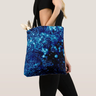 Bolsa Tote Abstrato de bolhas congeladas