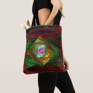 Bolsa Tote Abstrato de Conexões Dinâmicas
