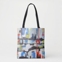 Bolsa Tote Abstrato de cor moderna