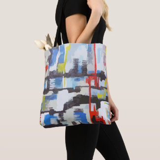 Bolsa Tote Abstrato de cor moderna