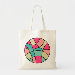 Bolsa Tote Abstrato de cor redonda 160422(06) T-Shirt