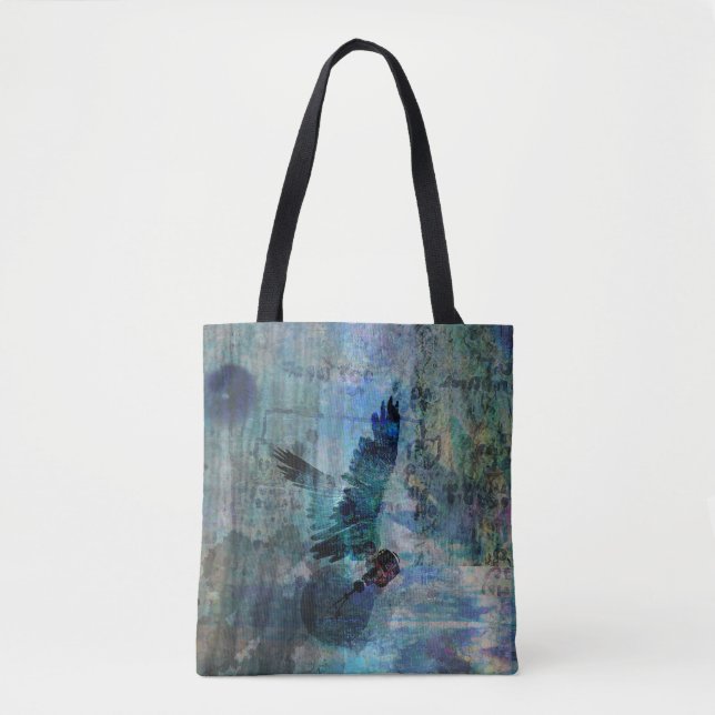 Bolsa Tote Abstrato de ideia alada (Frente)