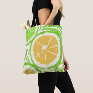Bolsa Tote Abstrato de limão Limão