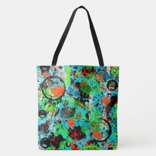 Bolsa Tote Abstrato de Luta comida