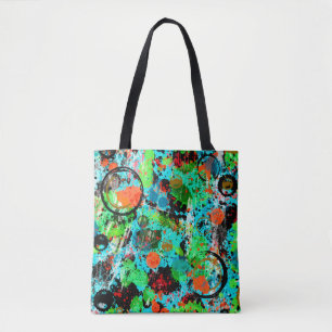 Bolsa Tote Abstrato de Luta comida