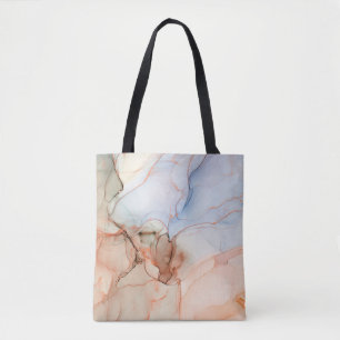 Bolsa Tote Abstrato de luxo: Arte a Tinta Álcool