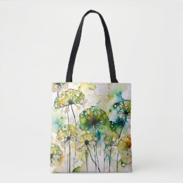 Bolsa Tote Abstrato de rendas e bolhas da Rainha Anne