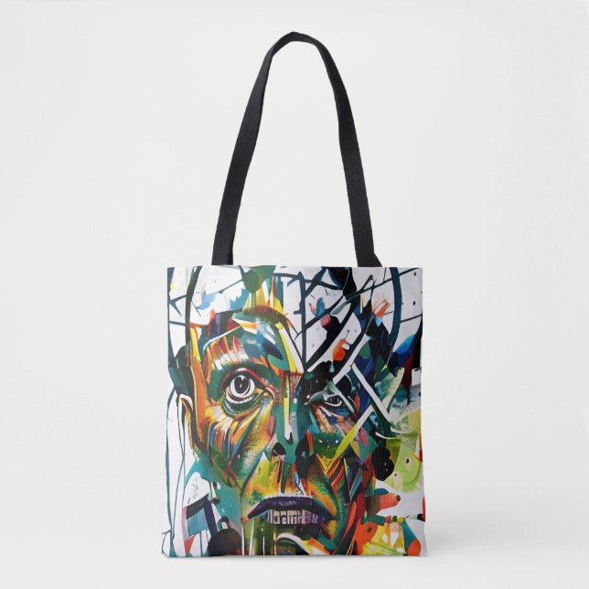 Bolsa Tote Abstrato de uma alienígena (Frente)