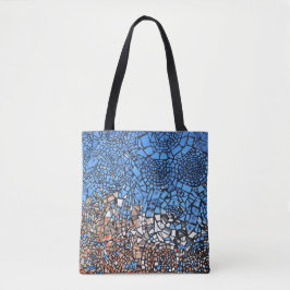 Bolsa Tote Abstrato de vidro de aspecto mosaico