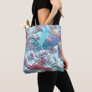 Bolsa Tote Abstrato em vidro recoberto com textura arenosa