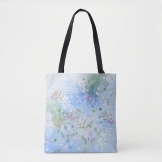 Bolsa Tote Abstrato floral Flores de primavera