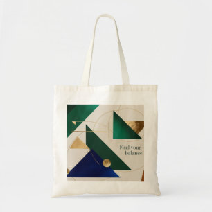 Bolsa Tote Abstrato Geométrica Arte Moderna Mínima