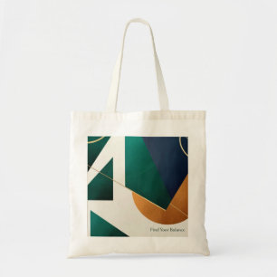 Bolsa Tote Abstrato Geométrica Arte Moderna Mínima