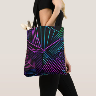 Bolsa Tote Abstrato geométrico colorido