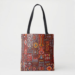 Bolsa Tote Abstrato geométrico face trabalho de arte 1224 - T