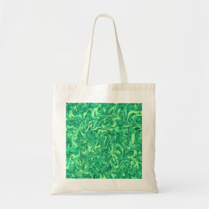 Bolsa Tote Abstrato Green Swirl