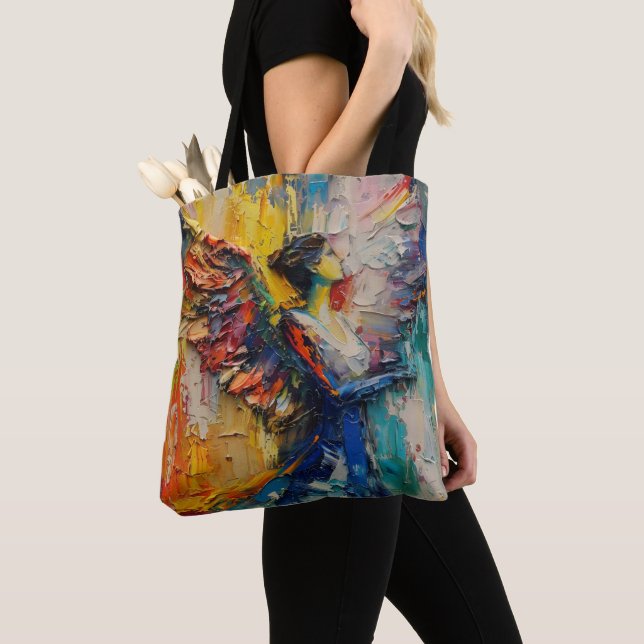 Bolsa Tote Abstrato Guardian Angel (Close Up)