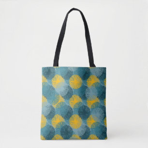 Bolsa Tote Abstrato Ikat e modelo de tecido para artesanato