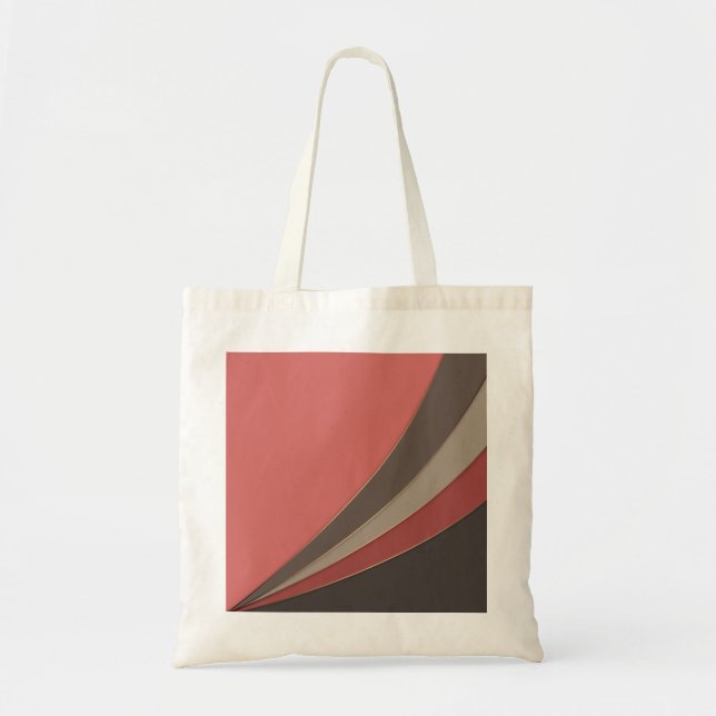 Bolsa Tote Abstrato, impressão simples geométrica simples (Frente)
