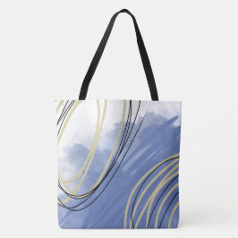 Bolsa Tote Abstrato Inspirado na praia