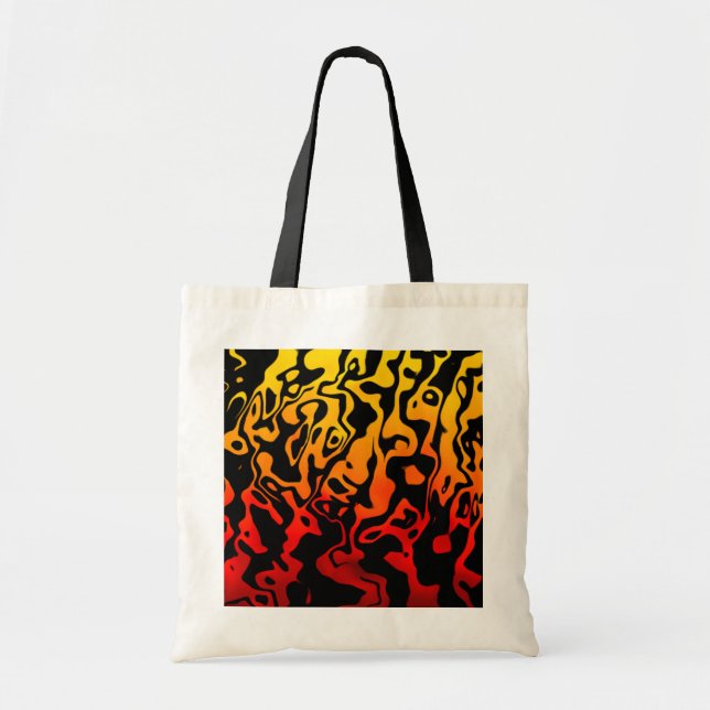 Bolsa Tote Abstrato Lava Swirl (Frente)