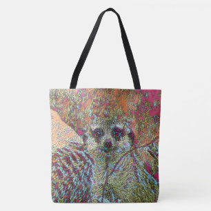 Bolsa Tote Abstrato Meerkat