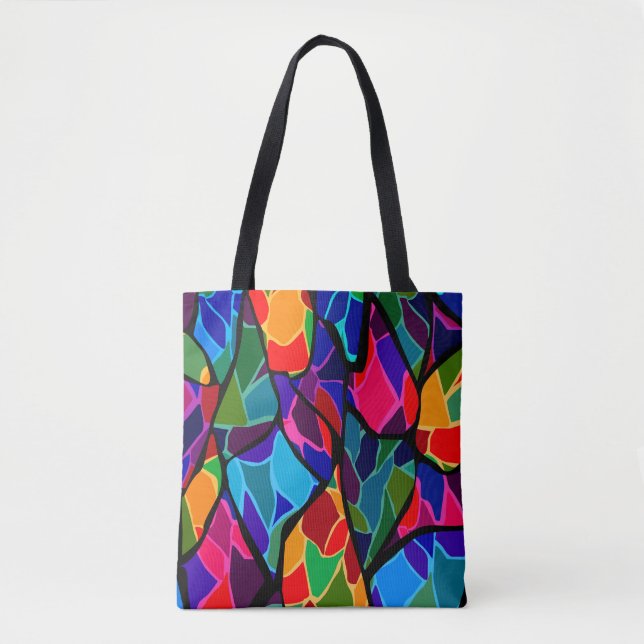 Bolsa Tote Abstrato multicolor (Frente)