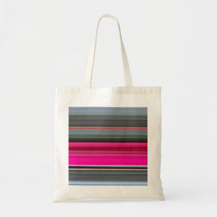 Bolsa Tote Abstrato nº 1: Cerise e cinzas