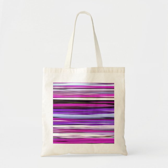 Bolsa Tote Abstrato nº 2: Desfoque roxo (Frente)