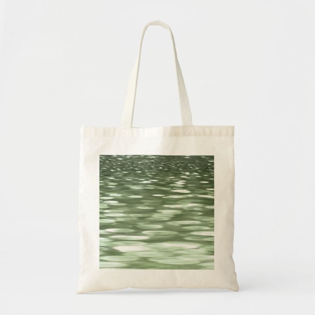Bolsa Tote Abstrato nº 3: borrão verde-oliva (Frente)
