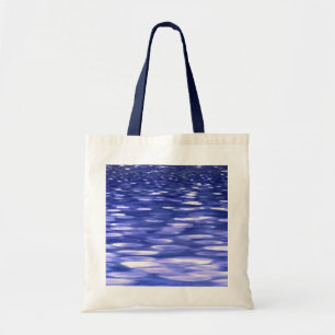 Bolsa Tote Abstrato nº 3: Shimmer azul