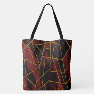 Bolsa Tote Abstrato nº 940 Vermelho