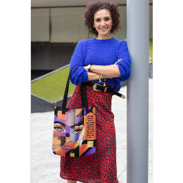 Bolsa Tote Abstrato O Senhor Fez Uma Mulher Fé Cristã