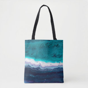 Bolsa Tote Abstrato Oceano