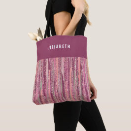 Bolsa Tote Abstrato Padrões Escoteiro Traço Personalizado Pre