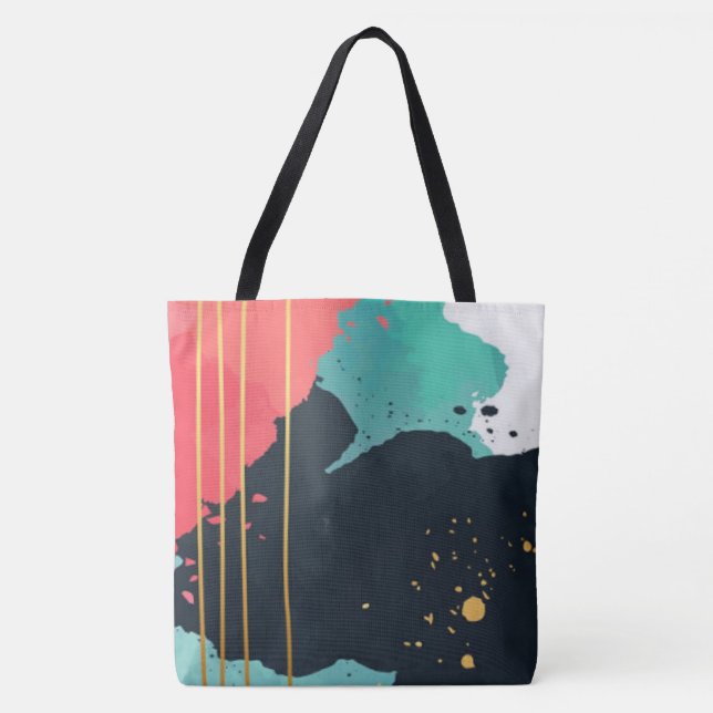 Bolsa Tote Abstrato Paint Splatter (Frente)