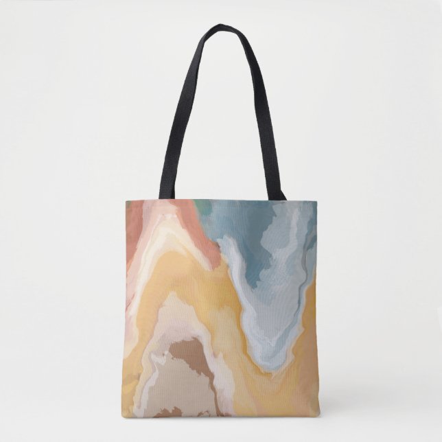 Bolsa Tote Abstrato Pastel Paint Summer Edition (Frente)