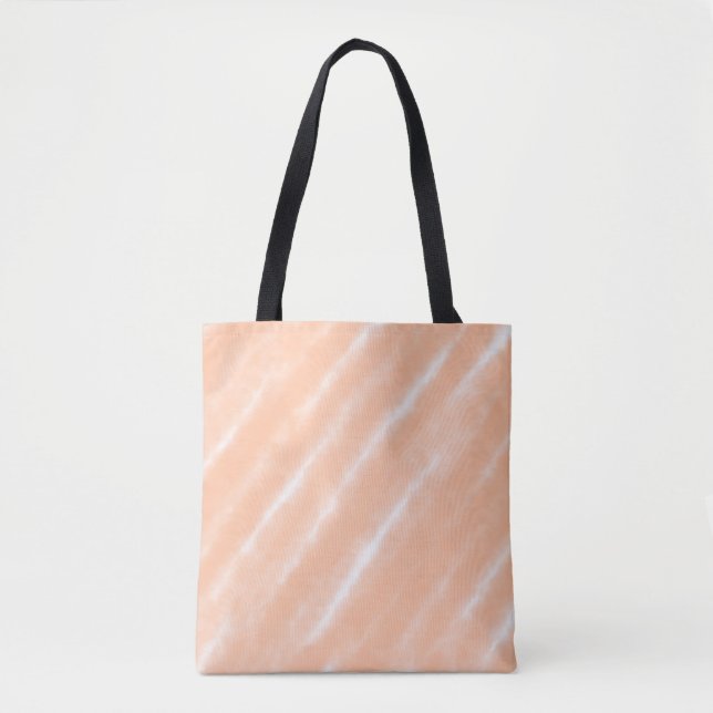 Bolsa Tote Abstrato Peach Fuzz Watercolor Standard Modern (Frente)