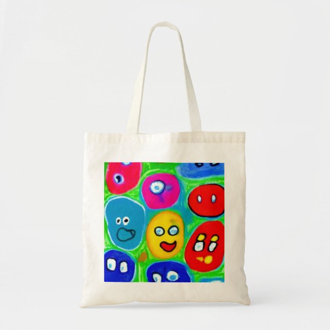 Bolsa Tote Abstrato Pet Rock (Frente)