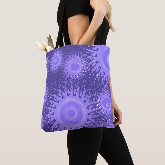 Bolsa Tote Abstrato Purple Splash (Close Up)