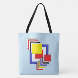 Bolsa Tote Abstrato quadrados